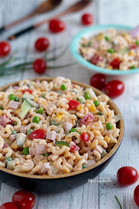 Kinder Nudelsalat Mit Frischk Se Was Kindern Schmeckt Meinestube