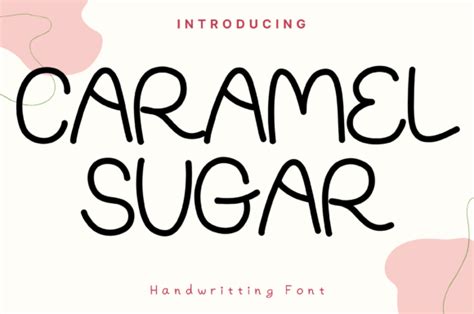 Caramel Sugar Font By Achiart · Creative Fabrica