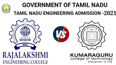 Rec Vs Kct Rajalakshmi Engineering College Vs Kumaraguru College Of