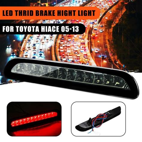 Smoked Led Third Rear Tail Brake Stop Light Reverse Lamp For Toyota