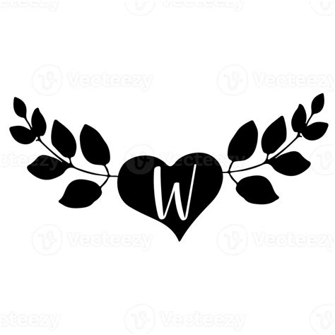 Heart Silhouettes A Z For Valentines Day 45819214 Png