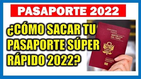 Cita Para Sacar Pasaporte En Peru Actualizado Julio