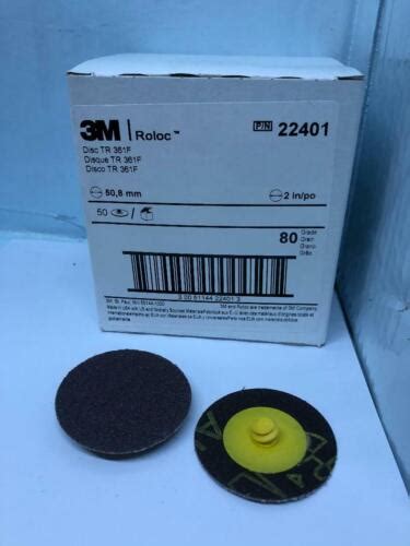 3M Roloc Part 361F 22401 Grit P80 50mm X 50 Discs EBay