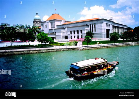 Boat Quay Singapore South East Asia Stock Photo Alamy