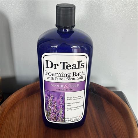 Dr Teals Skincare Dr Teals Foaming Bath Epsom Sal Sooth Sleep Lavender 34 Oz New Poshmark