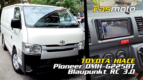 Toyota Hiace Panel Van Pioneer Dmh G Bt Double Din Head Unit