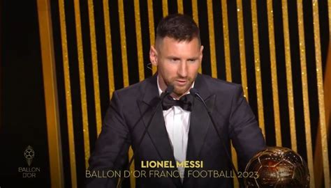 Lionel Messi Gana El Balón De Oro 2023 Octavo En Toda Su Carrera