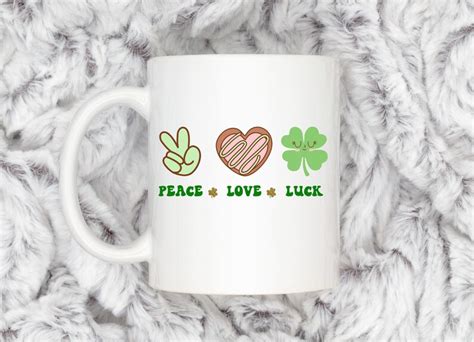 Peace Love Luck St Patricks Day Png Retro St Patricks Day Png St