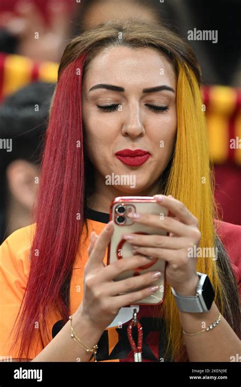 ISTANBUL Galatasaray Supporter During The Turkish Super Lig Match