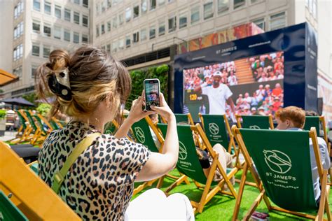 Watch Wimbledon On The Outdoor Screen In St James S Market London Reviews