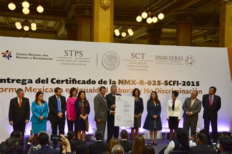 Entrega Del Certificado En La Norma Mexicana En Igualdad Laboral Y No