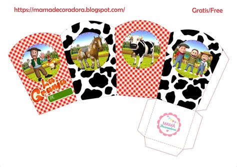 Mamá Decoradora Kit Imprimible La Granja de Zenón Descarga Gratis