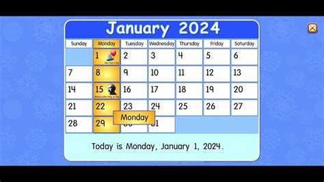 Starfall Make A Calendar January 2024 Youtube