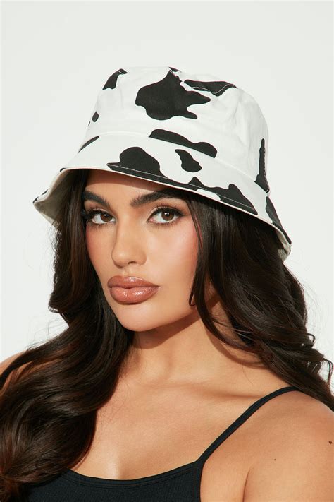 Unravel Me Bucket Hat Blackwhite Fashion Nova Accessories