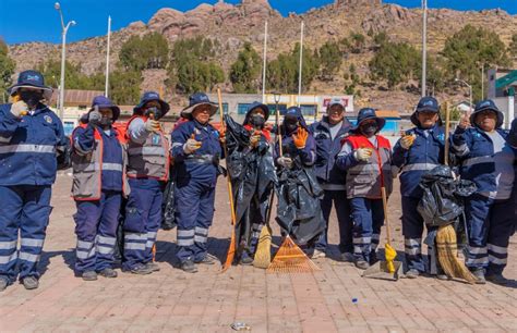 Tercer día de jornada de limpieza Municipalidad de Puno recolectó más