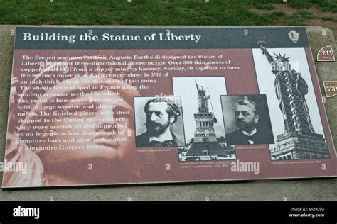 Statue liberty plaque hi-res stock photography and images - Alamy