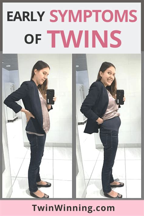 Early Symptoms Of Twins From A Real Twin Mom Twin Winning