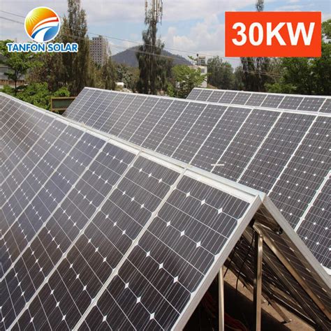 Solar Panels 30kw System Generator 3 Phase Solar Array System Three Phase Solar System Tanfon