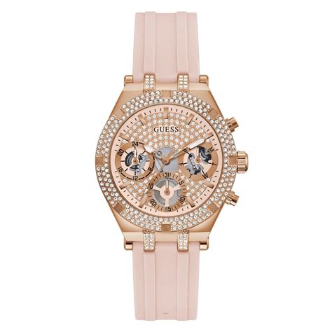 Guess Watches Guess Ladies Heiress Nude Silicone Strap Watch Women S Watches From Faith