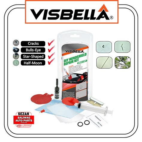 Visbella Diy Windshield Repair Kit For Automobile Glass Cracks Lazada Ph