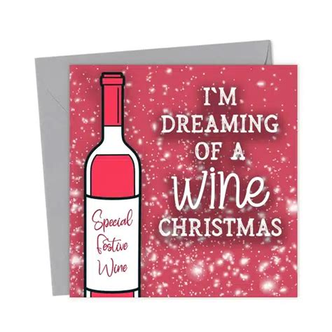 Im Dreaming Of A Wine Christmas Card You Said It