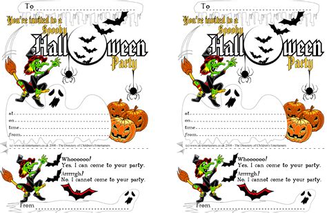 Halloween Party Invitation Card Free Download