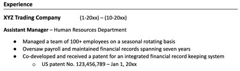 How Many Bullet Points Per Job On A Resume The Answer