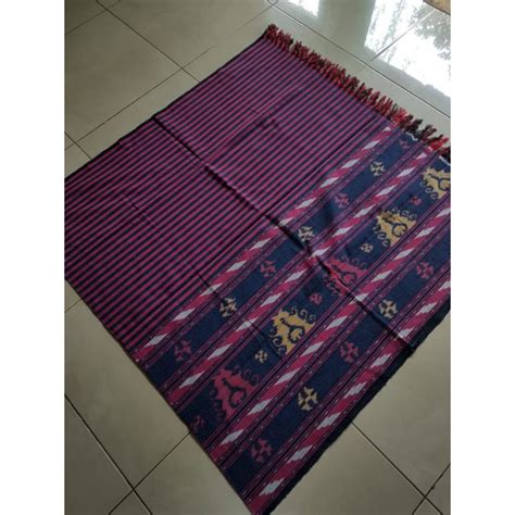 Jual Tenun Lurik Warna Ungu Tenun Blanket Mix Lurik Tenun Etnik Lurik