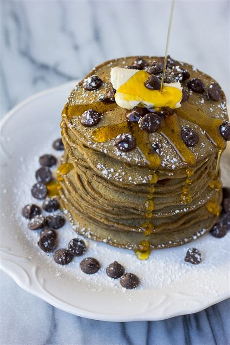 1 Bowl Double Chocolate Chip Pancakes Nora Cooks