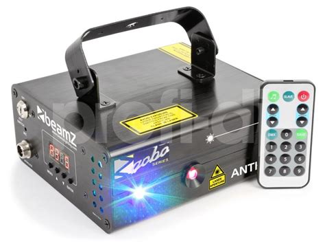 BeamZ Anthe II Dvojitý Laser 600MW RGB Gobo DMX IRC Profi DJ cz