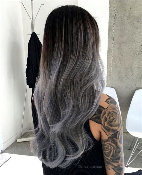 So Into These Grombr Waves Ombrehair Grey Ombre Hair Hair Styles