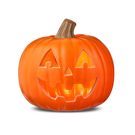 9 L X 9 W X 9 H Orange Polypropylene Light Up Jack O’ Lantern Halloween Decoration Way To