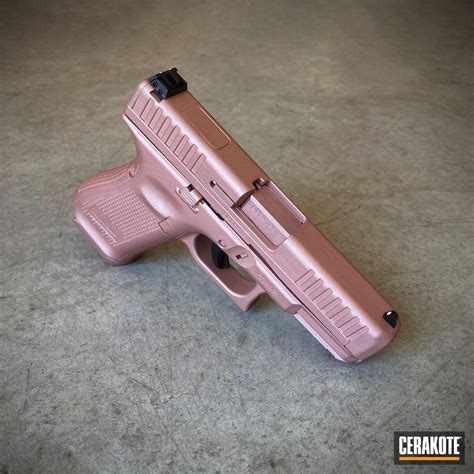 Rose Gold Glock 44 Cerakote