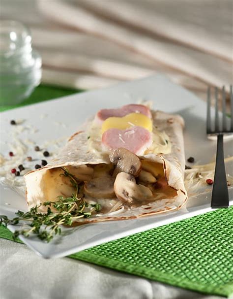 Crepes Pollo y Champiñones Setas de Cuivá