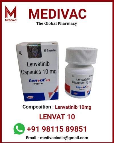 Lenvatinib 10 Mg, NATCO at ₹ 5250/box in New Delhi | ID: 2849293169948