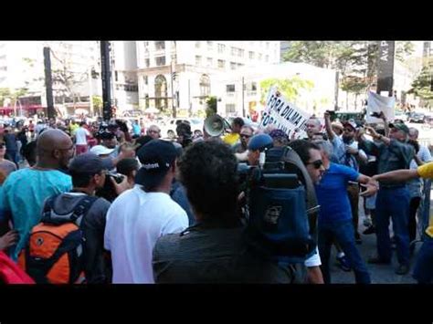 Manifestantes Pr E Contra Governo Entram Em Conflito Na Av Paulista