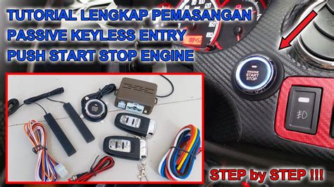 Cara Pasang PKE Push Start Stop Engine Di Mobil YouTube