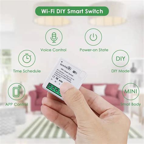 Cheap A Mini Smart Wifi Diy Switch Supports Way Control Smart Home