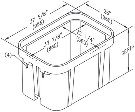 Pc1212ba12 Quazite Box 12 X 12 X 12 Ansi Tier 15