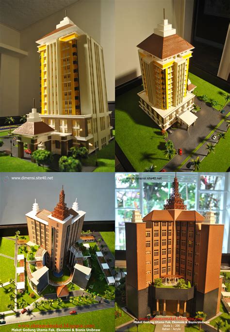 Pameran Teknik Arsitektur Unindra Pgri Maket Miniatur Belajar Desain