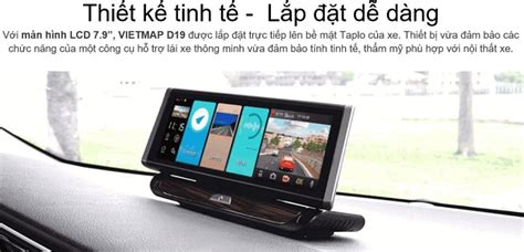 Thiết bị dẫn đường D19 camera sau hỗ trợ camera lùi