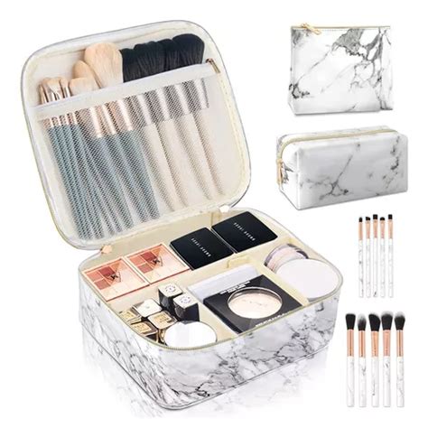 Kit Neceser Profesional Cosmetiquera Bolsa Organizador Viaje Cuotas