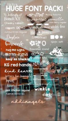 7 Preppy fonts ideas | fonts, font packs, cute fonts