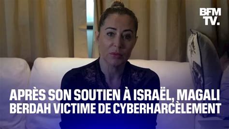 Apr S Son Soutien Isra L Magali Berdah Victime De Cyberharc Lement