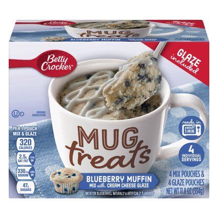 Betty Crocker Mug Treats Blueberry Muffin Count Oz Walmart