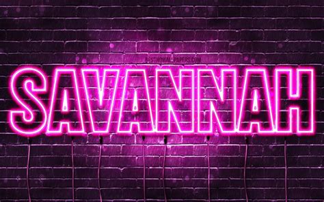 Download Wallpapers Savannah 4k Wallpapers With Names Female Names