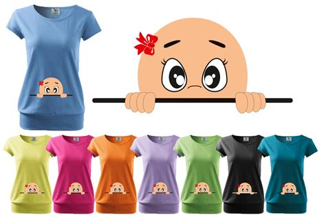 Peek A Boo Maternity T Shirt Mum2befashion Pregnancy Tshirt