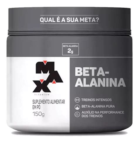 Suplemento en polvo Max Titanium Pré Treino Pre entreno Beta Alanina