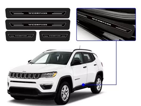 Soleira De Porta Platinum Jeep Compass Preto