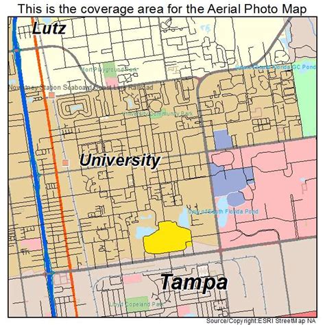 Aerial Photography Map Of University Fl Florida